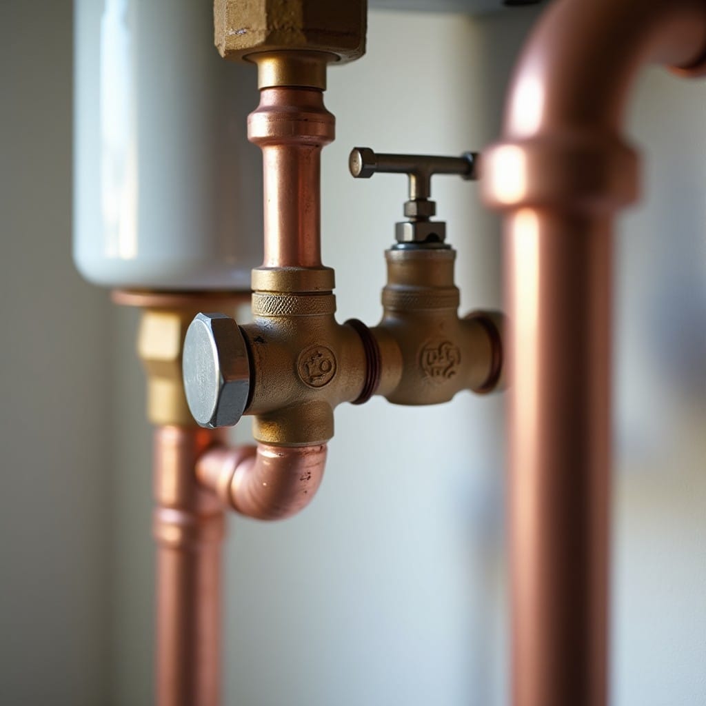 Robinet chauffe-eau : groupe de sécurité, robinet d’arrêt et chauffe-eau instantané