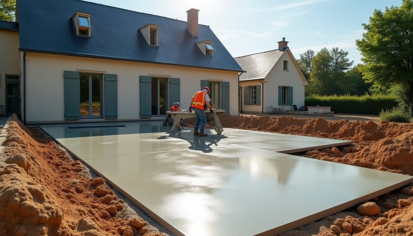 Faut-il déclarer une terrasse en béton ? Les seuils à connaître